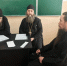 По окончании лекционных занятий иеромонах Афанасий (Коренкин) принял зачёт по предмету «Общая Церковная История» у учащихся Курсов базовой подготовки в области богословия для монашествующих Курганской митрополии - Успенский Далматовский мужской монастырь
